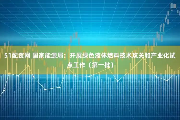 51配资网 国家能源局：开展绿色液体燃料技术攻关和产业化试点工作（第一批）